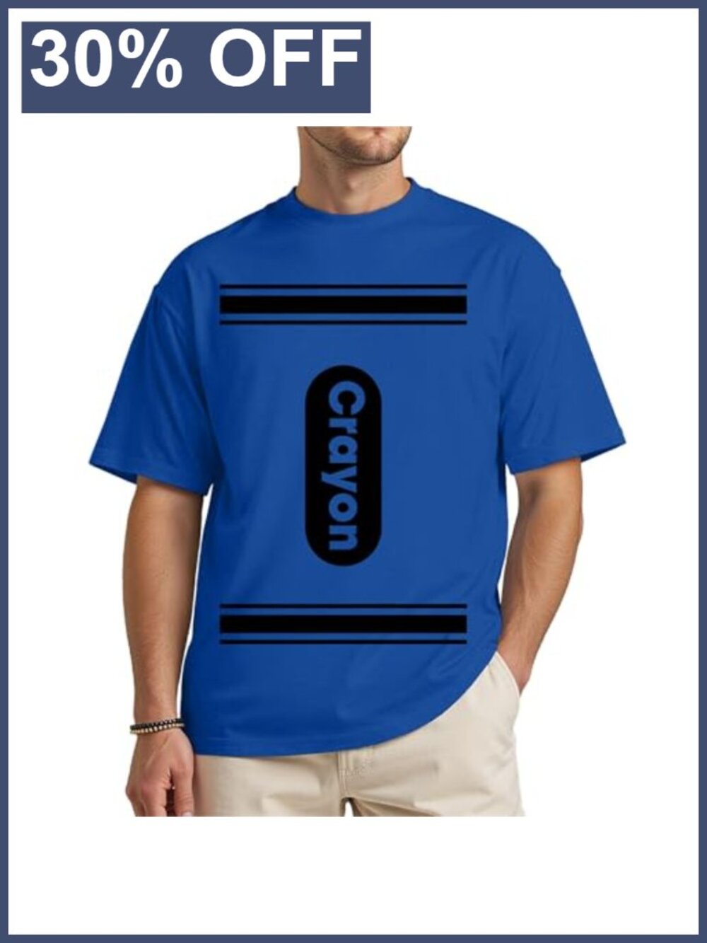Crayon Costume Tee Shirt for Halloween